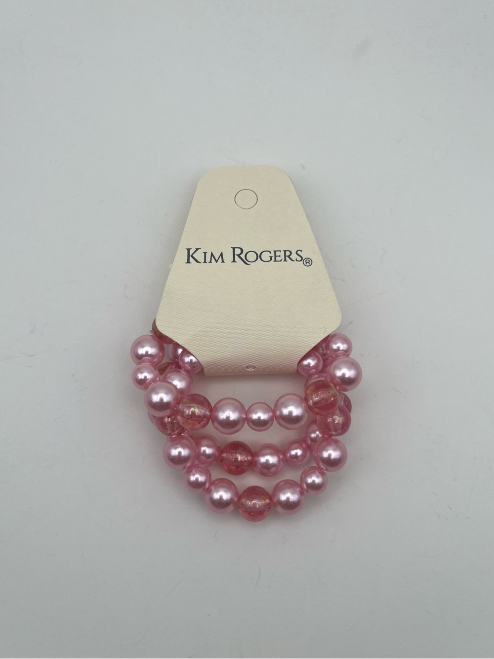 Kim Rogers Pink 3 Beaded Bracelets